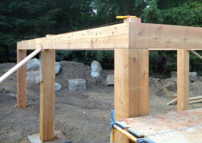 gazebo, close up, framing of lower part